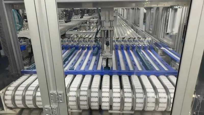 Transportador para la producción de baterías