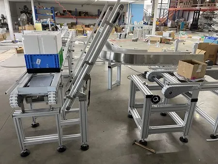 Transportador vertical/Banda modular vertical 